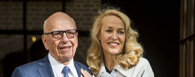 Jerry Hall und Rupert Murdoch Jerry Hall und Rupert Murdoch