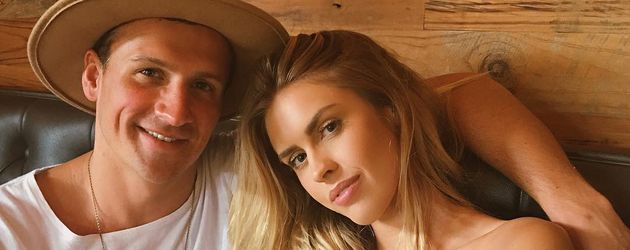Schwimmer Ryan Lochte und Playmate Kayla Rae Reid Schwimmer Ryan Lochte und Playmate Kayla Rae Reid