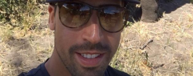 Sami Khedira bei seinem Afrikaurlaub 2016 Sami Khedira bei seinem Afrikaurlaub 2016