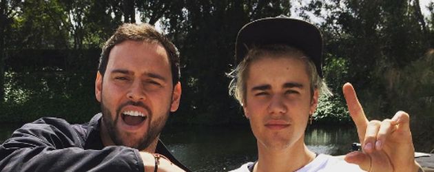 Scooter Braun und Justin Bieber Scooter Braun und Justin Bieber