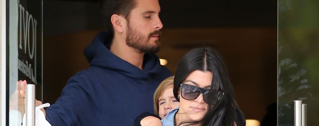 Kourtney Kardashian, Scott Disick und Penelope Disick Kourtney Kardashian, Scott Disick und Penelope Disick
