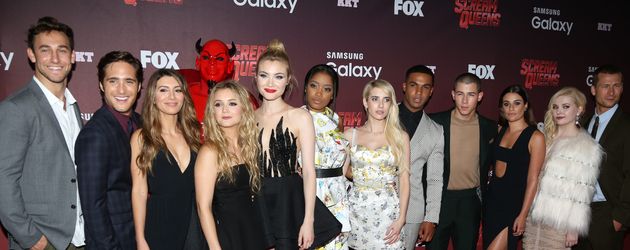 Der Cast von "Scream Queens" bei der Premiere im Wilshire Ebell Theater, Los Angeles Der Cast von "Scream Queens" bei der Premiere im Wilshire Ebell Theater, Los Angeles