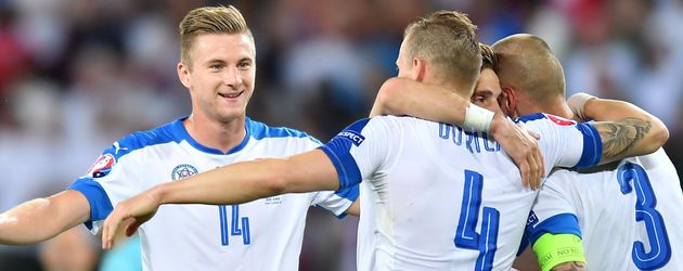 Slowakische Mannschaft bei der EM 2016 Slowakische Mannschaft bei der EM 2016