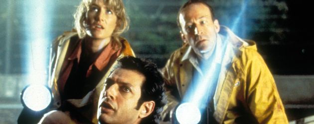 Laura Dern, Jeff Goldblum und Bob Peck in "Jurassic Park" Laura Dern, Jeff Goldblum und Bob Peck in "Jurassic Park"