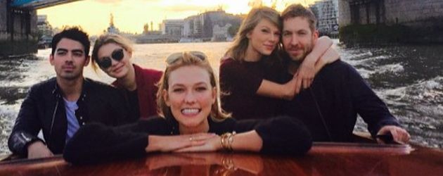Gigi Hadid, Calvin Harris, Taylor Swift, Joe Jonas und Karlie Kloss Gigi Hadid, Calvin Harris, Taylor Swift, Joe Jonas und Karlie Kloss