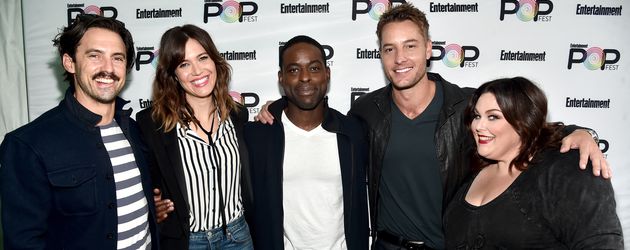 Milo Ventimiglia, Mandy Moore, Sterling K. Brown, Justin Hartley & Chrissy Metz (v.l.) Milo Ventimiglia, Mandy Moore, Sterling K. Brown, Justin Hartley & Chrissy Metz (v.l.)