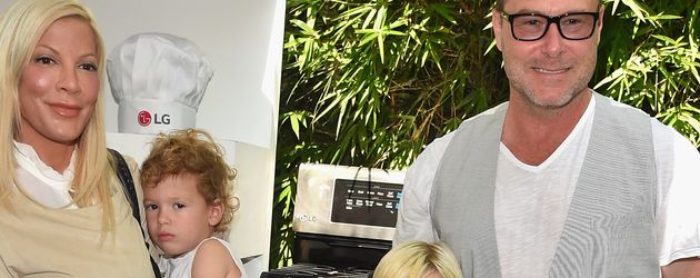Tori Spelling und Dean McDermott mit ihren vier Kindern Tori Spelling und Dean McDermott mit ihren vier Kindern