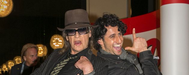 Udo Lindenberg und Serkan Kaya bei einer B.Z.-Party Udo Lindenberg und Serkan Kaya bei einer B.Z.-Party