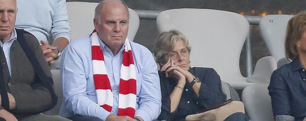 Uli und Susi Hoeneß in der Allianz Arena Uli und Susi Hoeneß in der Allianz Arena
