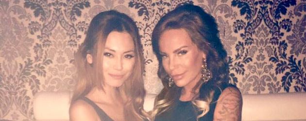 Victoria Kern und Gina-Lisa Lohfink bei der Bild-Party in Köln Victoria Kern und Gina-Lisa Lohfink bei der Bild-Party in Köln
