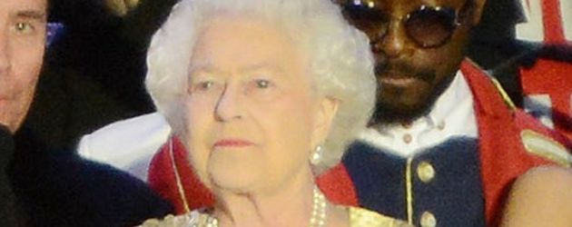 Queen Elizabeth II. und Will.i.am Queen Elizabeth II. und Will.i.am