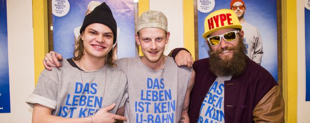 Wilson Gonzalez Ochsenknecht, Oliver Rath und MC Fitti Wilson Gonzalez Ochsenknecht, Oliver Rath und MC Fitti
